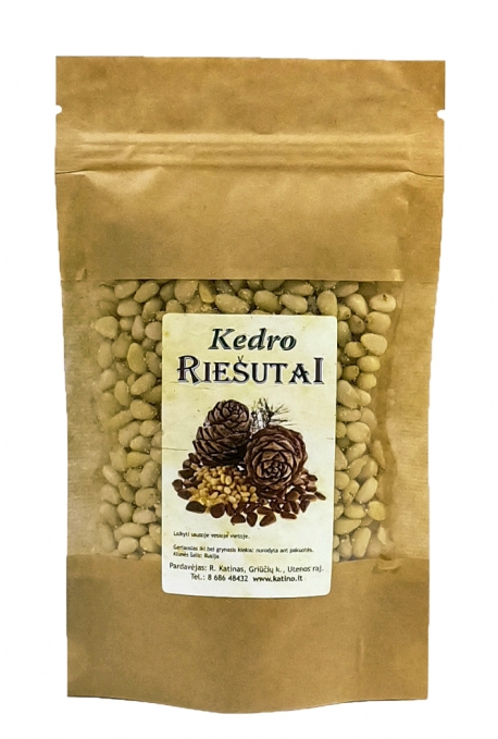 Kedro riešutai gliaudyti (100 proc. natūralūs Sibiro riešutai) 100g. Kokybiški ir labai skanūs!