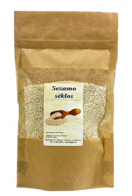 Sezamo sėklos(baltos) 220g / 500g/1000g (100 proc. natūralios). Kvapnus energijos šaltinis!