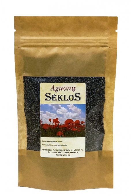 Aguonų sėklos. Kokybiškos ir labai skanios! 100g