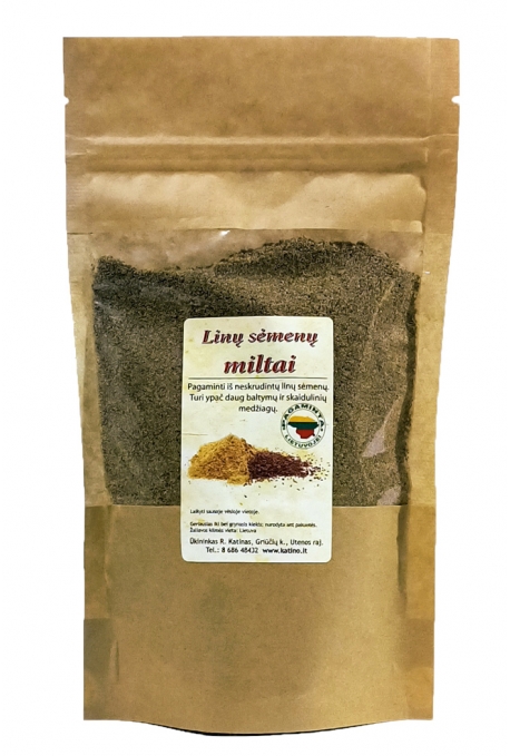 Linų sėmenų miltai 180g. (100 proc.natūralūs) 