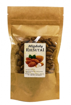 Migdolai neskrudinti (100 proc.natūralūs) 220g / 500g