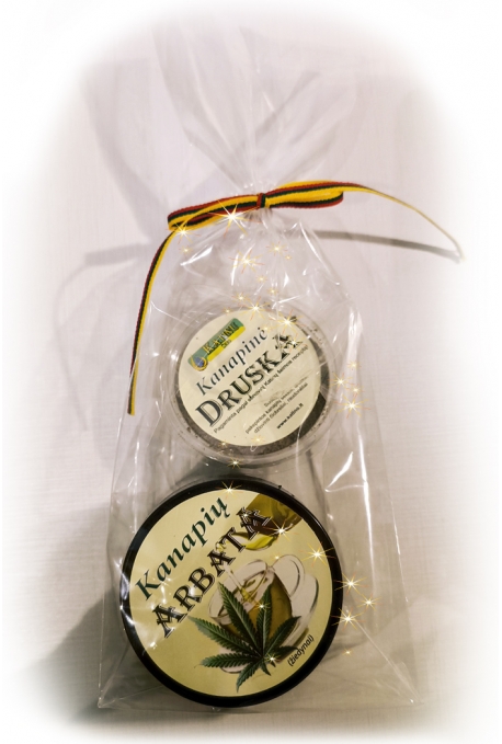 Rinkinukas "Vakarienei" (kanapinė druska ir arbata) Kokybiški ir natūralūs produktai!