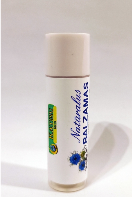 Natūralus lūpų balzamas su juodgrūdžių aliejumi