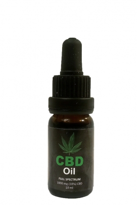 CBD kanapių aliejus, 10% (1000mg)