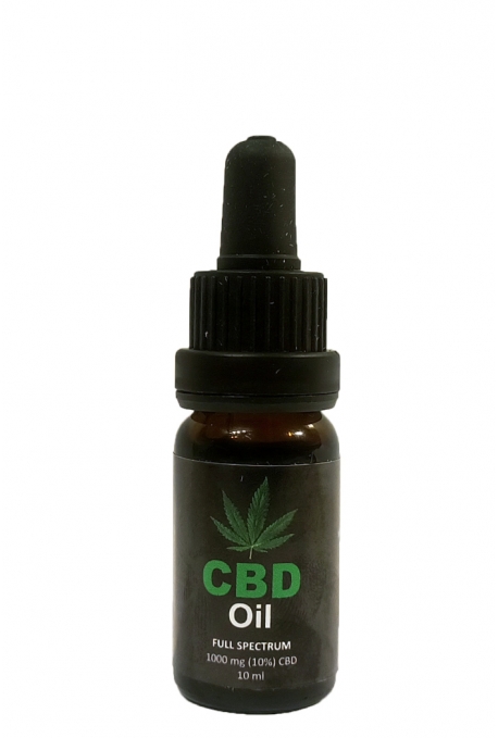 CBD kanapių aliejus, 10% (1000mg)