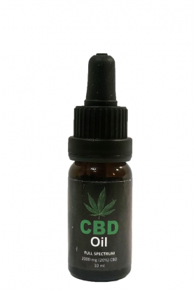 CBD kanapių aliejus, 20% (2000mg)