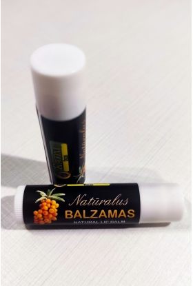 Natūralus lūpų balzamas su šaltalankių aliejumi