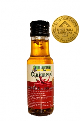 Padažas "ČIRPIRPIRI". Aštrus, su čili pipiriukais. 100ml.