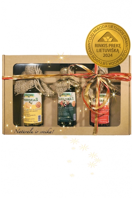 Rinkinys "Geltona, žalia, raudona" 