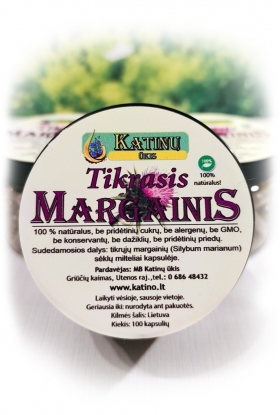 Margainio sėklų milteliai kapsulėse - daug paprasčiau vartoti! 