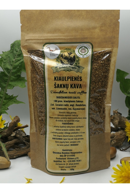 Kiaulpienės šaknų kava (be kofeino, pagal senovines tradijas))