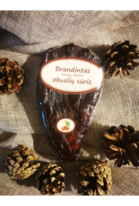 Brandintas naminis, rankų darbo obuolių sūris (su vyšniomis). 200-250 g.