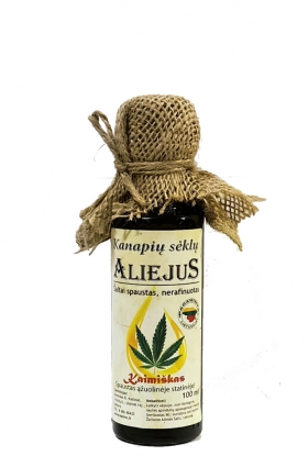 Kanapių sėklų aliejus, 100 ml