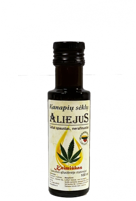 Kanapių sėklų aliejus, 100 ml