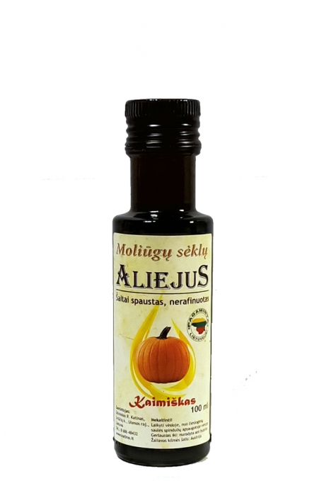 Moliūgų sėklų aliejus, 100 ml