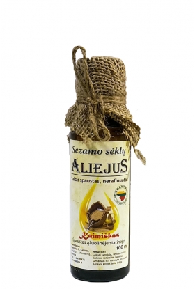 Sezamo sėklų aliejus, 100 ml