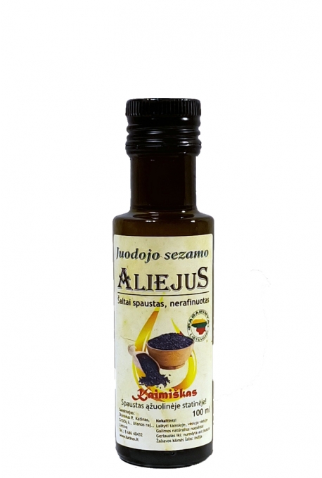 Juodojo sezamo sėklų aliejus, 100 ml