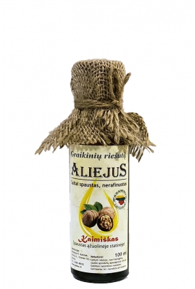 Graikinių riešutų aliejus, 100 ml