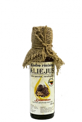 Kedro riešutų aliejus, 100 ml