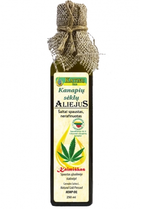 Kanapių sėklų aliejus, 250 ml