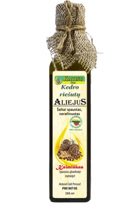 Kedro riešutų aliejus, 250 ml