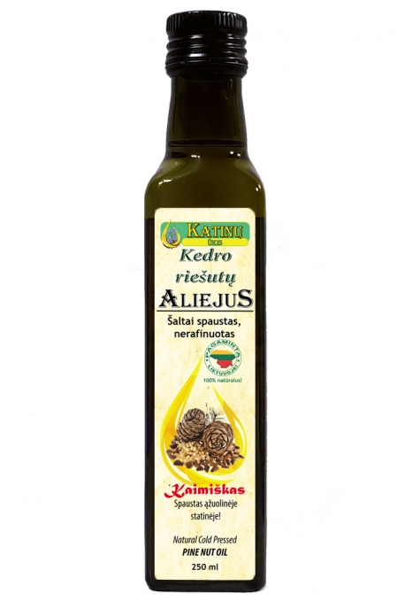 Kedro riešutų aliejus, 250 ml